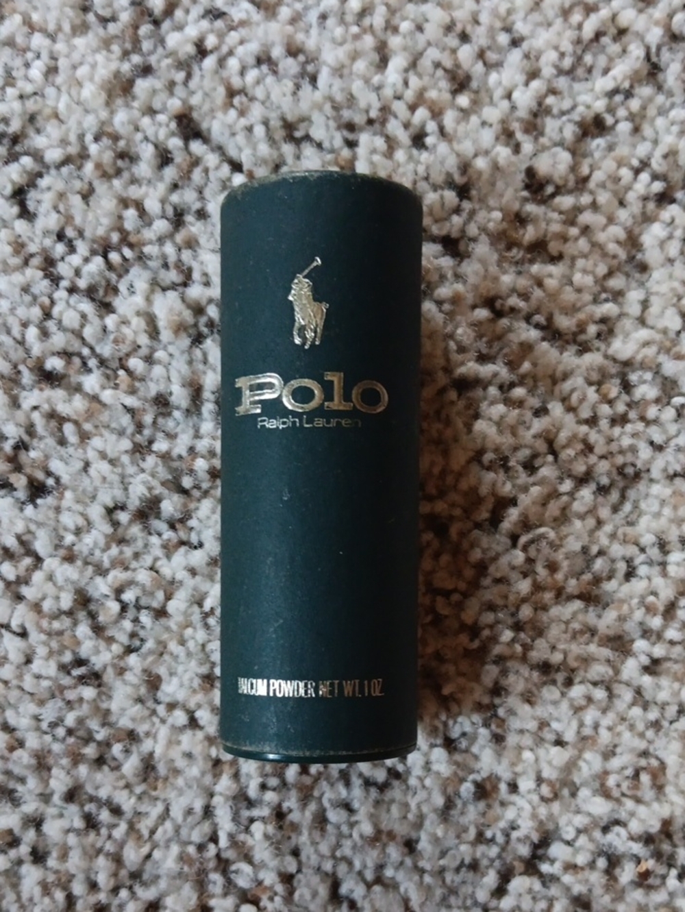 VTG Empty Polo Ralph Lauren 1 Oz Talcum Powder Bottle Old Money Preppy